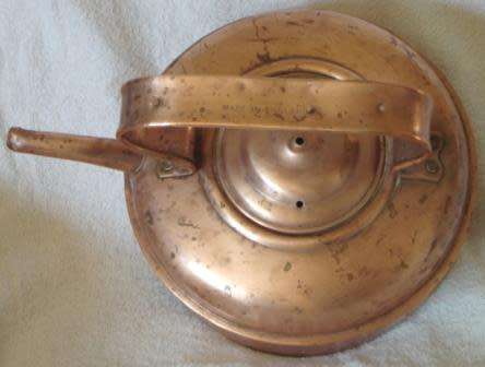 Solid Copper Kettle.