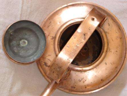 Solid Copper Kettle.