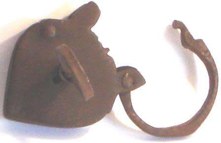 Antique Hand Made Padlock with Key