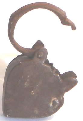Antique Hand Made Padlock with Key