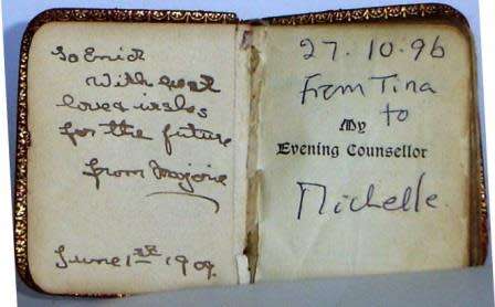 Miniature Book 'My Evening Counsellor'. Oxford 1900.