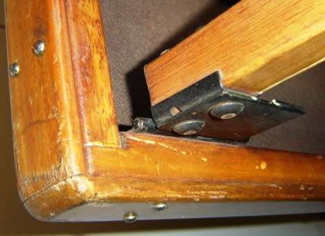 Bridge Table.   Made of Saligna  timber, needs TLC.