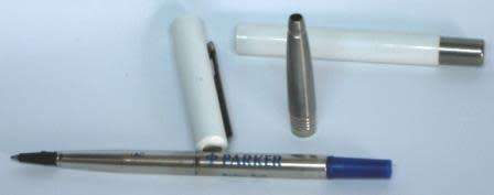 Parker Rollerball Pens (5 of)   with advertising on them.