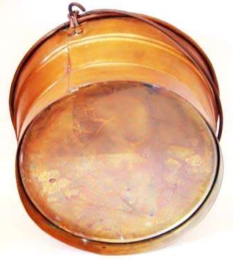 Vintage Brass Half-Bucket