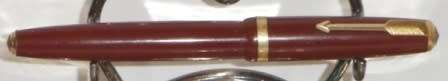 Parker Duofold Fountain Pen.  Anchor in Circle Trade Mark Color Brown.