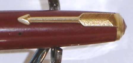 Parker Duofold Fountain Pen.  Anchor in Circle Trade Mark Color Brown.