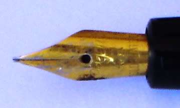 Parker Popular Fountain Pen.  Red/Brown color.  (Olsen Period)