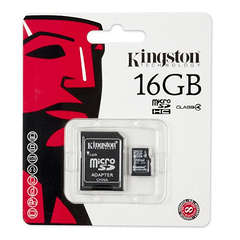 KINGSTON 16 gb sdhc class 10 HD video