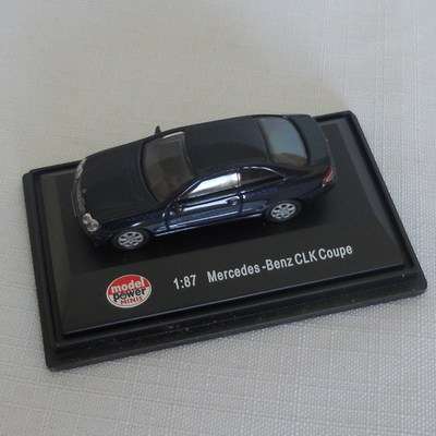 Mercedes-Benz CLK Coupe - 1:87 Model Power Minis  - Black