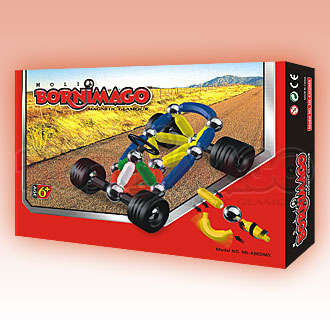 Magnetic Building Set  (Go-Cart Racer)