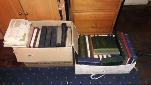 HUGE Collection of stamps in professional files and folders