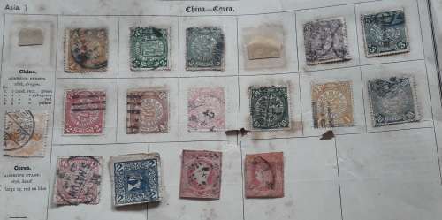 VERY OLD...VERY OLD Stamp Collection, circa 1840, up to 1880