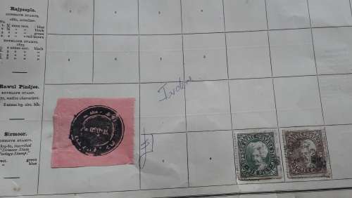 VERY OLD...VERY OLD Stamp Collection, circa 1840, up to 1880