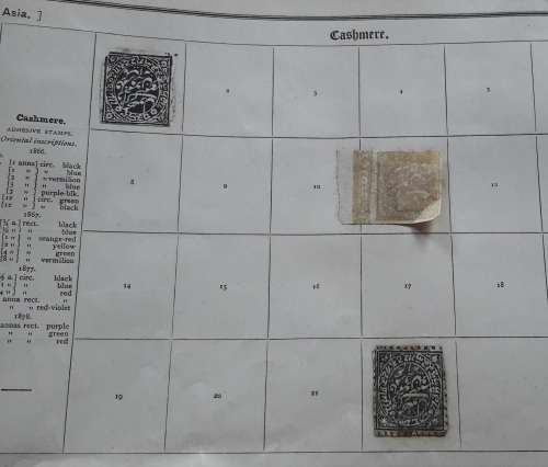 VERY OLD...VERY OLD Stamp Collection, circa 1840, up to 1880