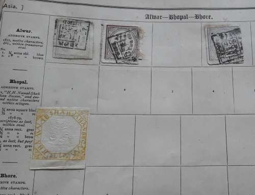 VERY OLD...VERY OLD Stamp Collection, circa 1840, up to 1880