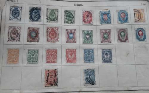 VERY OLD...VERY OLD Stamp Collection, circa 1840, up to 1880