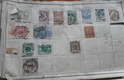 VERY OLD...VERY OLD Stamp Collection, circa 1840, up to 1880