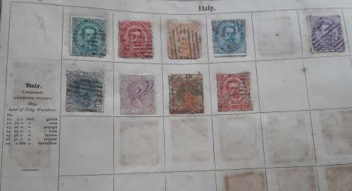 VERY OLD...VERY OLD Stamp Collection, circa 1840, up to 1880