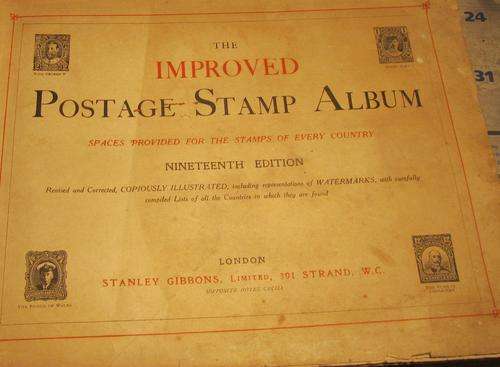 ALBUM FROM 1866 FULL OF STAMPS MUST SELL