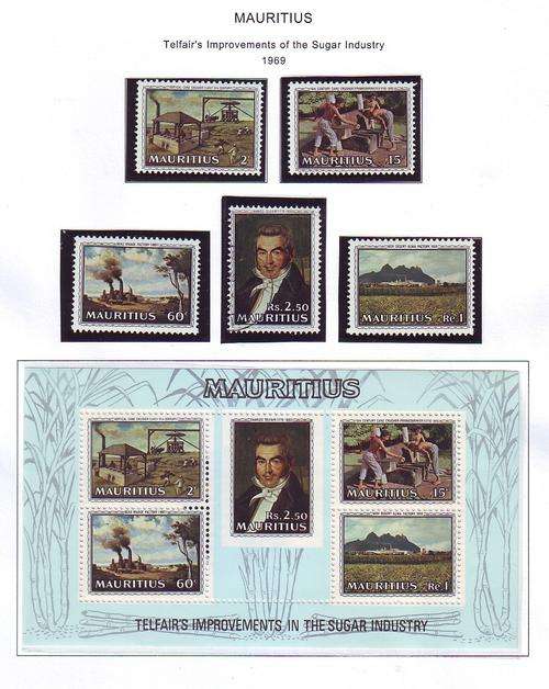 MAURITIUS 5 X FULL SETS WITH BLOCKS FOR SALE, 5 PICTURES BELOW (5)