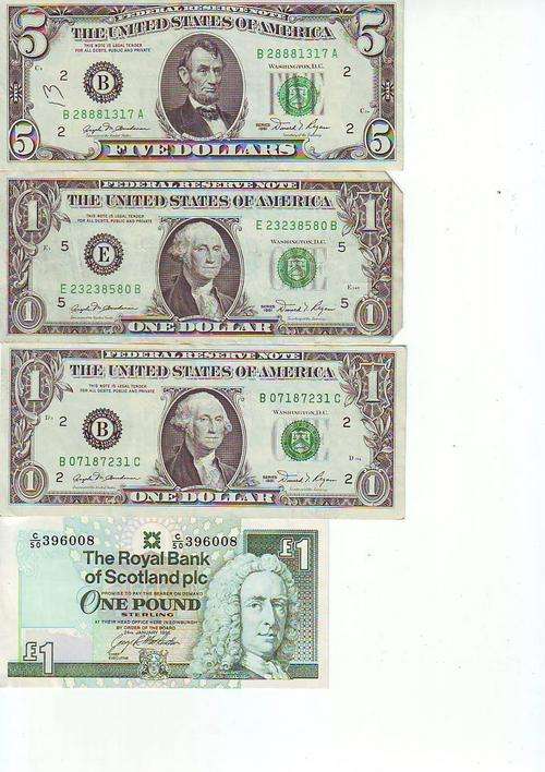 Collection Of Bank Notes, RANDS, DOLLARS, POUNDS, etc......