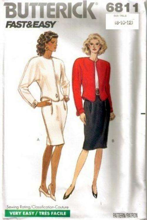 BFA - BUTTERICK Pattern 6811 (SIZE 8-10-12)