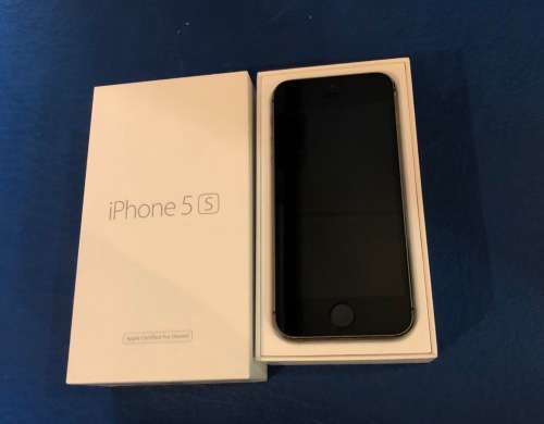 APPLE iPHONE 5S 16GB - SPACE GREY - IN BOX - EXCELLENT CONDITION