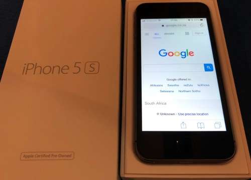 APPLE iPHONE 5S 16GB - SPACE GREY - IN BOX - EXCELLENT CONDITION