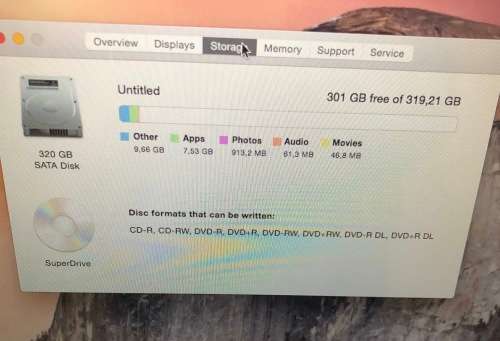 MACBOOK PRO 13" A1278 MC700 -i5 -2.3GHZ - 4GB - 320GB - GOOD CONDITION