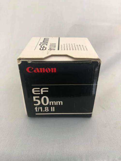 CANON  EF 50mm LENS F/1.8 II - BRAND NEW + WARRANTY