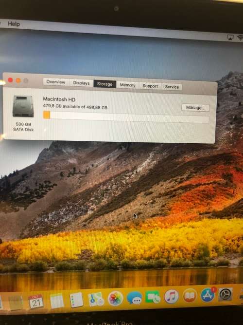 MACBOOK PRO 13.3"  - i5 - 2.4GHZ- 8GB - 500GB - A1278 MD313 - GOOD CONDITION