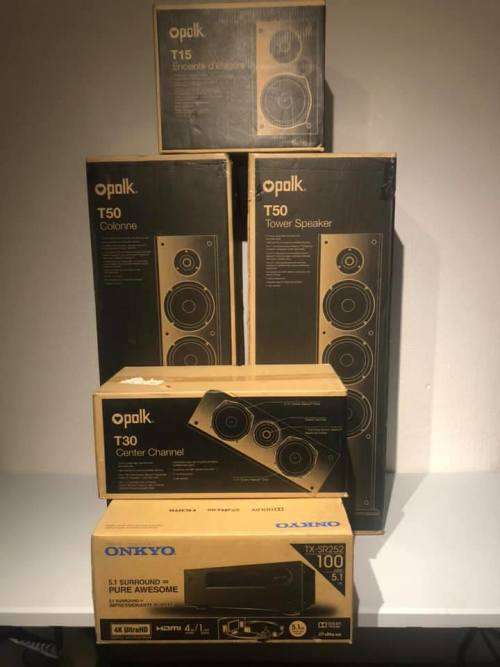 POLK T SERIES 5.0 - SPEAKER BUNDLE - BRAND NEW  + WARRANTY - BARGAIN DON'T MISS OUT !!!