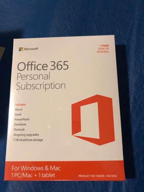 MICROSOFT OFFICE 365 PERSONAL 1YR SUBSCRIPTION - BRAND NEW