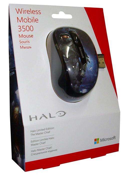 MICROSOFT WIRELESS MOBILE 3500 MOUSE - HALO LTD EDITION : THE MASTER CHIEF - BRAND NEW