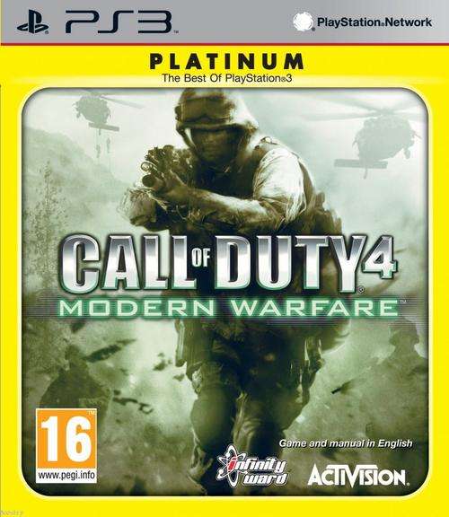 CALL OF DUTY 4 - PS3 - PLATINIUM - USED IN EXCELLENT CONDITION