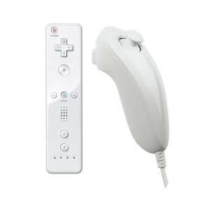 Wii Wireless Controller + Nun Chuck Combo + Rubber Sleeve -  Brand New - For Nintendo Wii