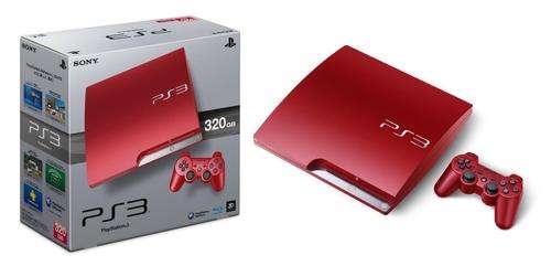 SONY PLAYSTATION 3 - 320GB - SCARLET RED - LIMITED EDITION - USED IN EXCELLENT CONDITION - VERY RARE