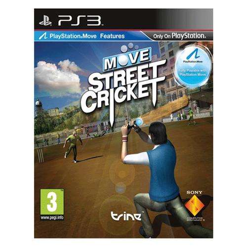 MOVE STREET CRICKET - PS3 - USED IN EXCELLENT CONDITION - PS3 MOVE OPTIONAL