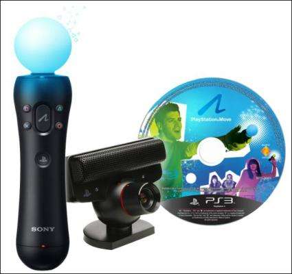 PS3 MOVE KIT - MOTION CONTROLLER + EYE CAMERA + STARTER DISC - USED IN EXCELLENT CONDITION