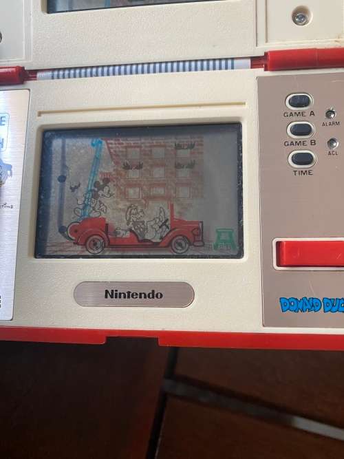 NINTENDO GAME & WATCH - MICKEY & DONALD - IN ORIGINAL BOX WITH MANUALS