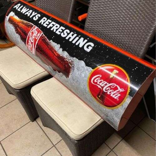 VINTAGE COCA-COLA LIGHT BOX - ORIGINAL
