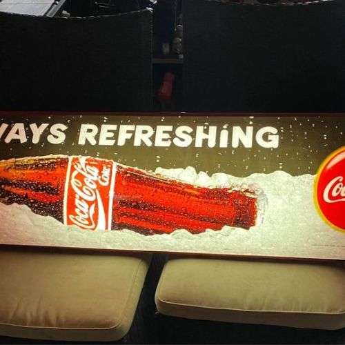 VINTAGE COCA-COLA LIGHT BOX - ORIGINAL
