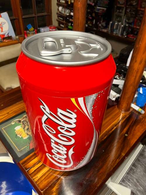 Coca-Cola -Can style Collectible Bar fridge/ Cooler