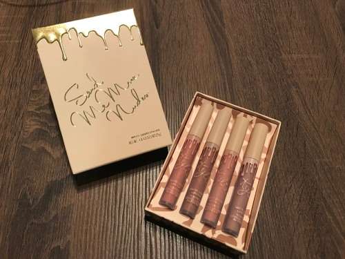 GORGEOUS 4 Piece Matt Liquid Lipstick in 4 NUDE SHADES