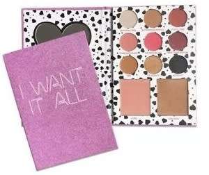 I WANT IT ALL! 9 COLOUR EYESHADOW PALETTE WITH BLUSH AND HIGHLIGHTER