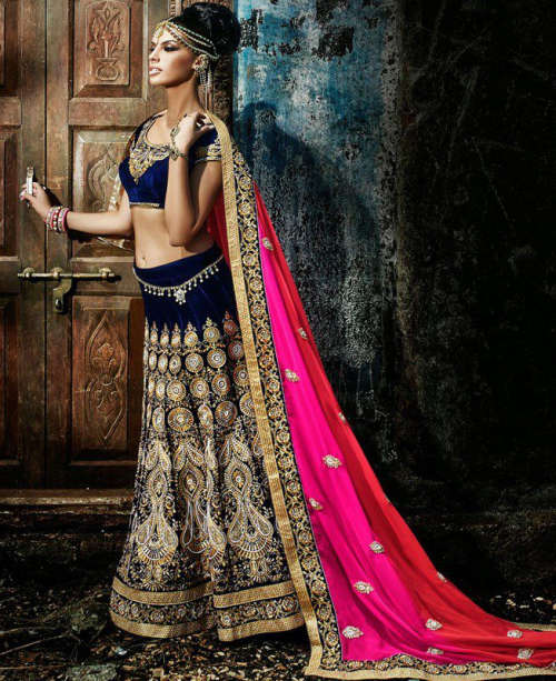 ***Fully Stitched Designer Lehenga Saree*** Perfect condition size 34