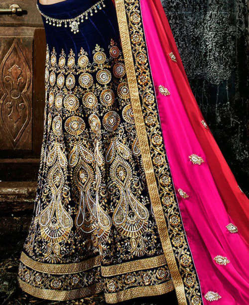 ***Fully Stitched Designer Lehenga Saree*** Perfect condition size 34