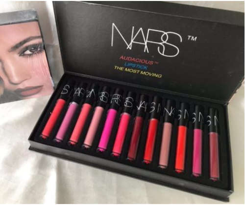 12 PIECE MATT LIQUID LIPSTICK SET IN BOX