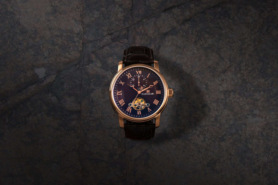 Retail: R7,200.00 Thomas Earnshaw Westminster Automatic Rose Case Watch DUAL TIME Watch NEW