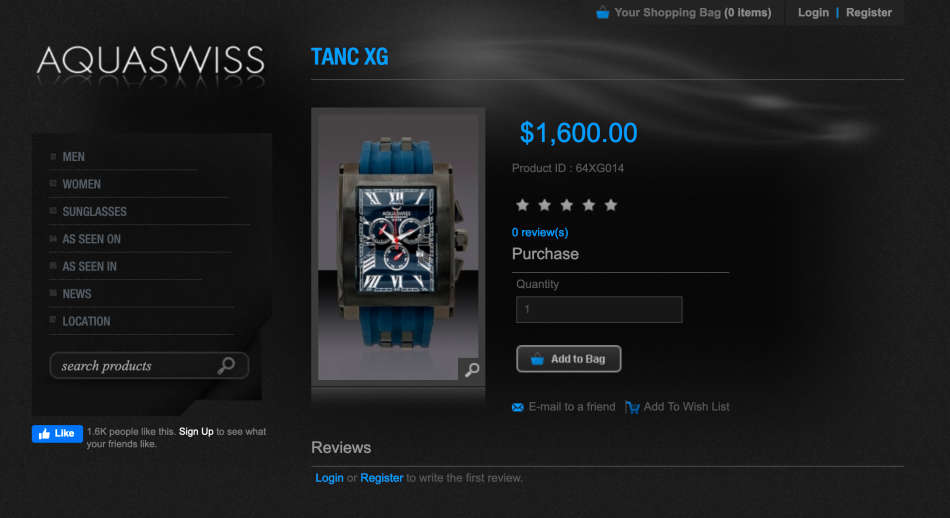 Retail: $1600 /R20,000.00 Aquaswiss Men's TANC THICK/HEAVY 18k pl MONSTER Watch Chronograph NEW!!